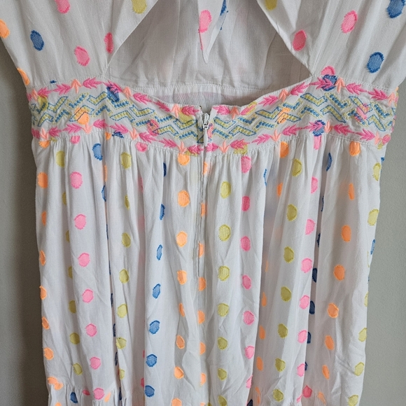 Lilly Pulitzer White Charleen Polka Dot Sleeveless Maxi Dress - Picture 11 of 16
